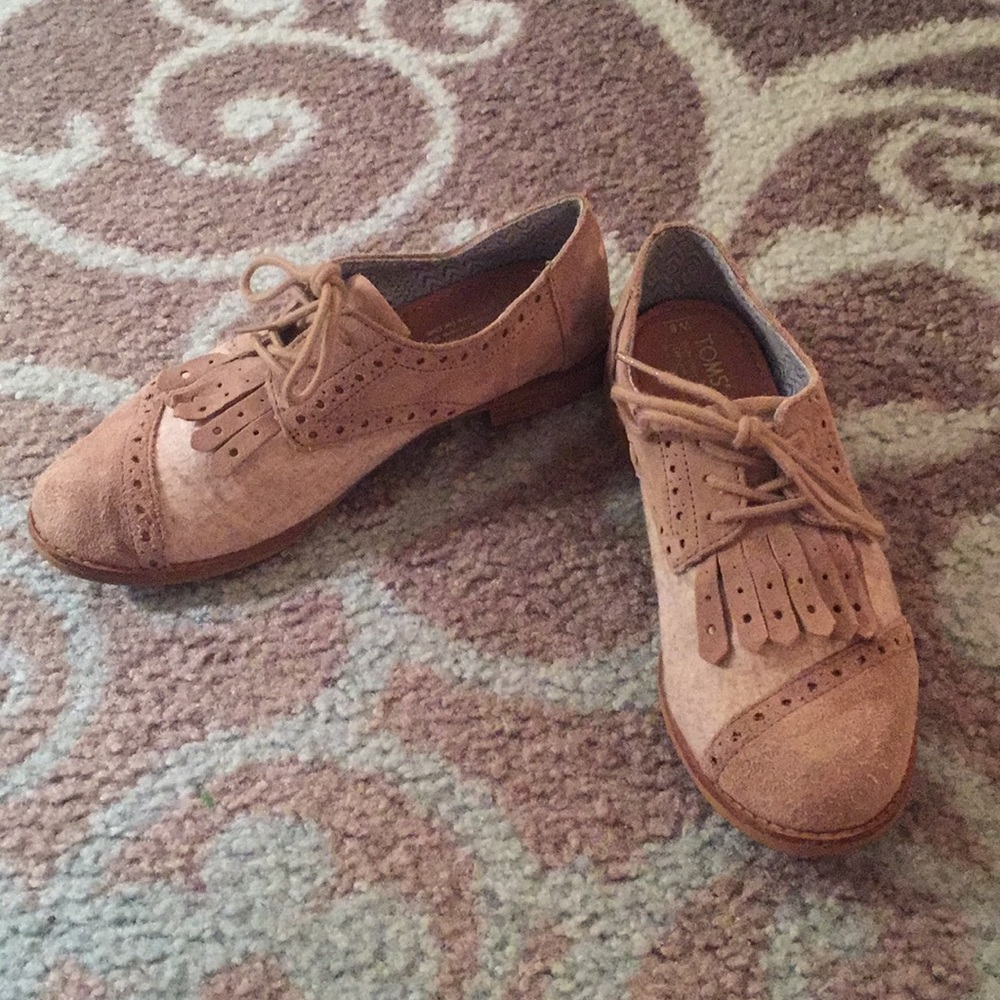 TOMS Suede Oxford Shoes